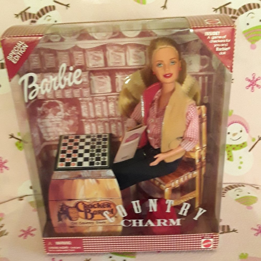 MATTEL COUNTRY CHARM CRACKER BARREL BARBIE NRFB